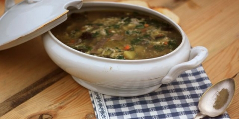 Supa od slanih mliječnih gljiva: kako kuhati, recepti sa fotografijama